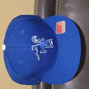 Throwback Colts fitted hat 7 5/8 Mitchell and Ness